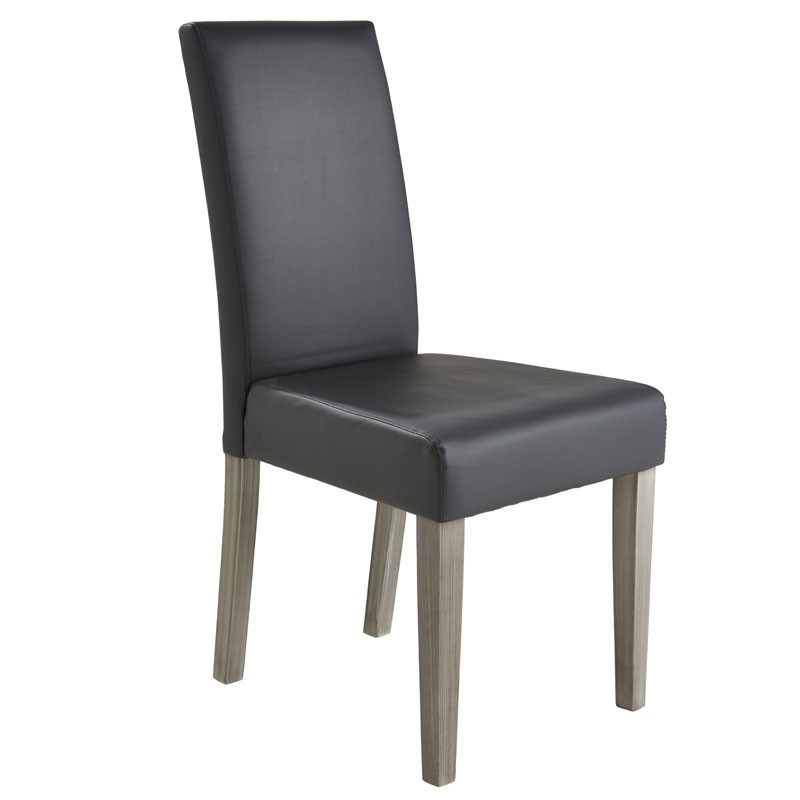 Silla De Salón Comedor Namur Color Gris Oscuro Estilo Moderno