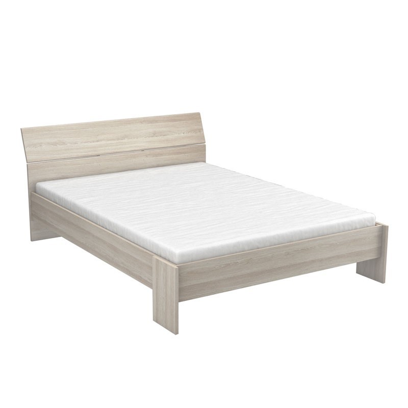 Cama de Matrimonio Prins Color Roble Shannon 135-140x190/200 cm