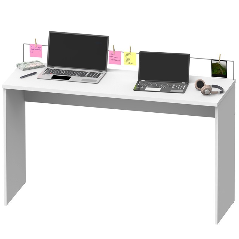 Mesa Escritorio Haley blanco organizador notas 132 cm
