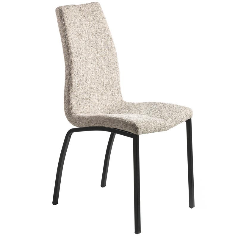 Silla De Comedor Salón Lake moderna color beige