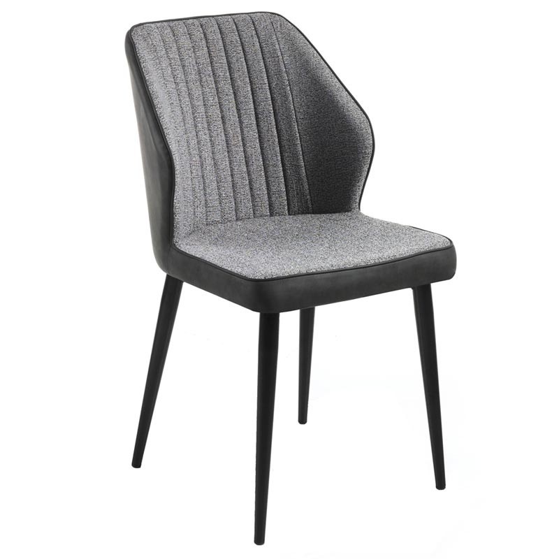 Silla gris y negro Bay diseño original