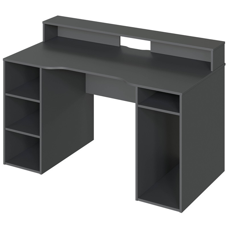 Mesa gamer Ozone gris reversible 136 cm