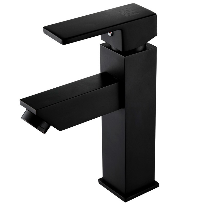 Grifo para Lavabo Amazonas Negro Cromado Grifo para Lavabo Amazonas Negro Cromado