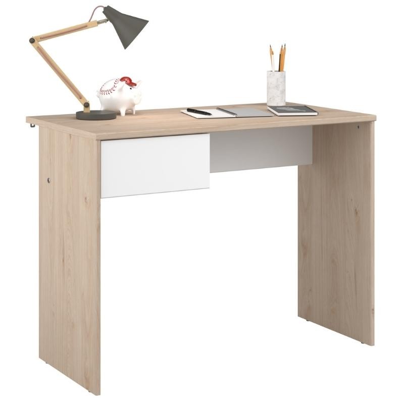 Escritorio Child Roble Jackson y Blanco 94 cm
