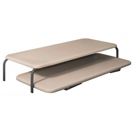 Cama Canguro + 2 Bases de Cama Tapizada 90x190 cm