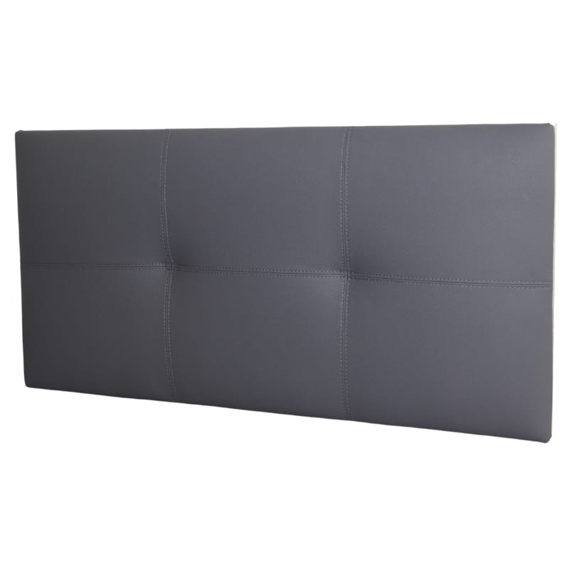 Cabecero individual gris polipiel