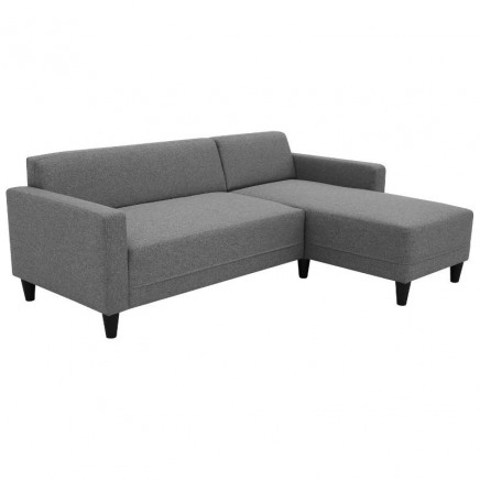 Sofá Chaise Longue Bob Reversible Sawana Color Gris Antracita