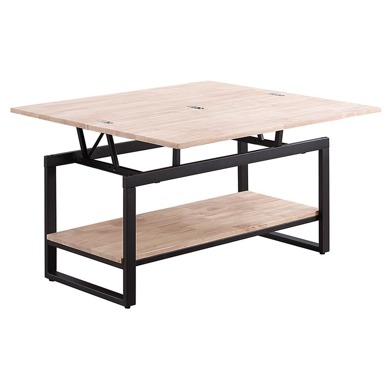 Mesa Centro Elevable y Extensible Steve Roble Nordish y Negro_Portada