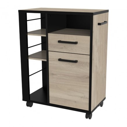 Mueble auxiliar Chili ruedas kronberg y negro_Portada