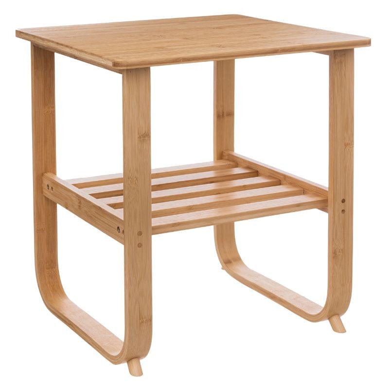Mesa de Centro Pequeña Hoca Color Roble Claro 45x45 cm