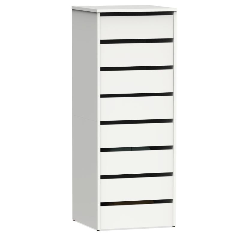 Portada Muebles Auxiliares Pack 2 Cajoneras Interior Armarios Blanco Brillo_Portada