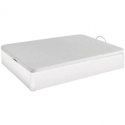 Portada Cama Canapé Base Tapizada Blanco