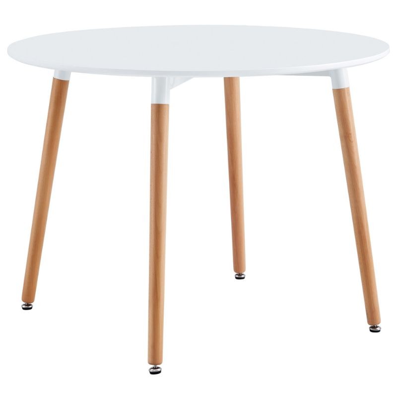 Mesa Comedor Fija Nordika Blanco y Haya_Portada