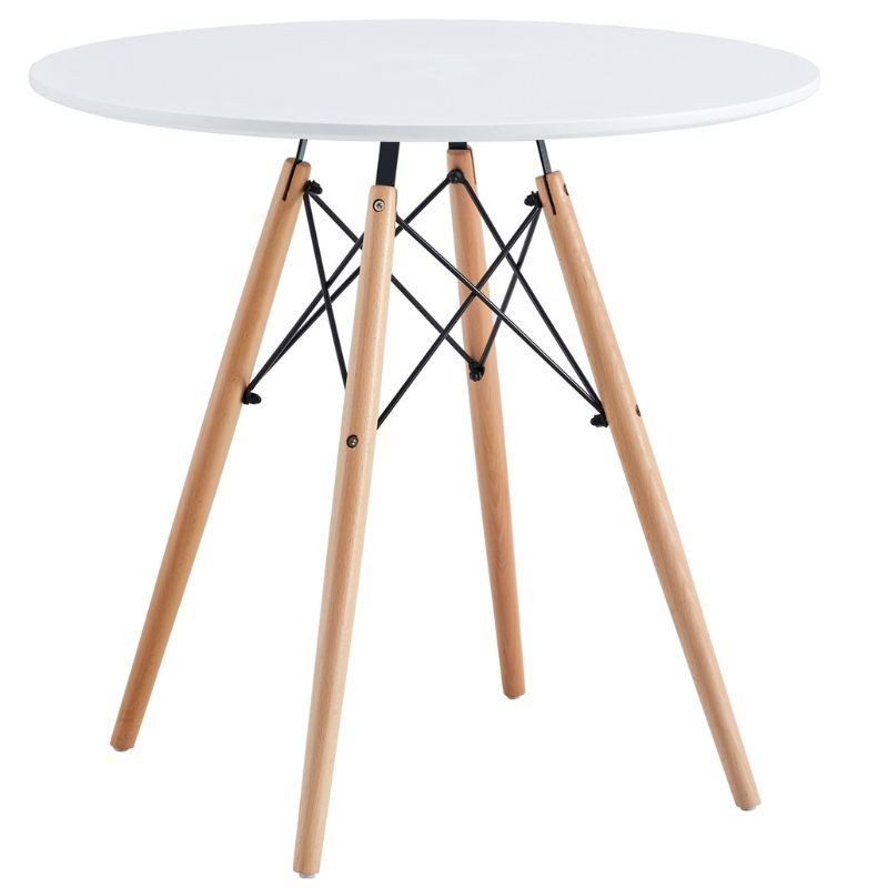 Mesa Comedor Fija Tower Blanco y Haya_Portada