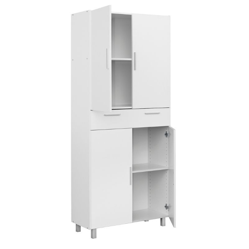 Mueble Auxiliar Cocina Alto Perti Color Blanco 81x188 cm