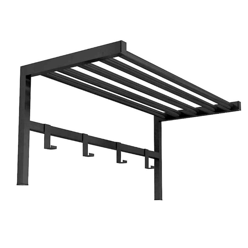 Perchero Pared Metal Negro_Portada