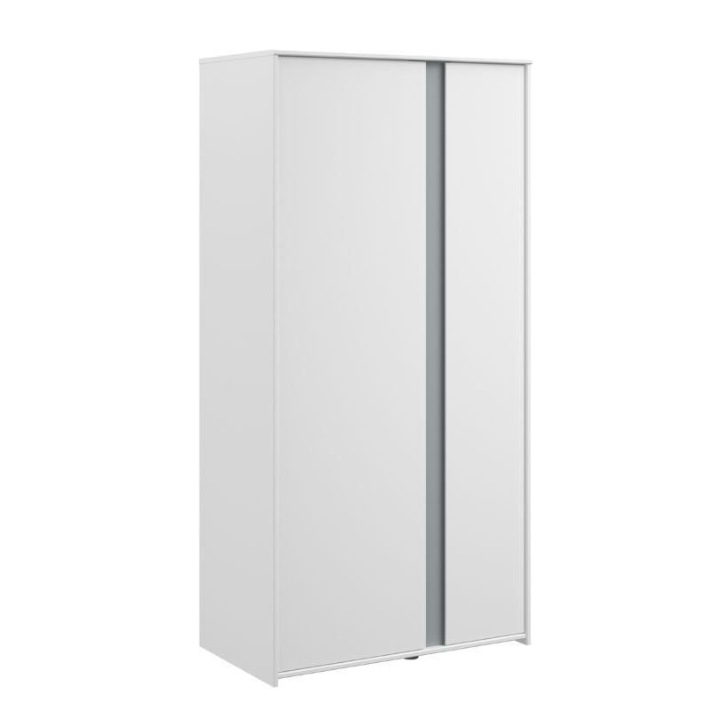 Armario Juvenil Germain 2 Puertas Blanco 90X182CM_Portada