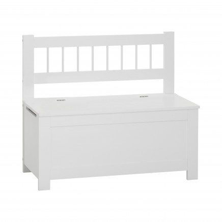 Mueble Infantil Baúl Color Blanco 74x64x34 cm