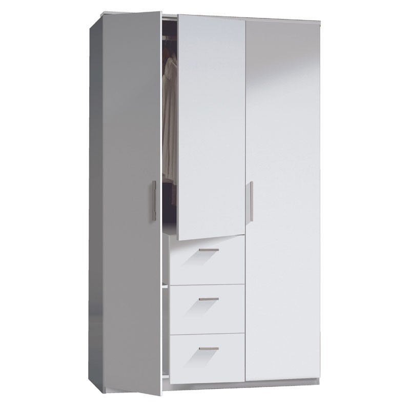 Armario Blanco Brillo Dormitorio 120x200 cm