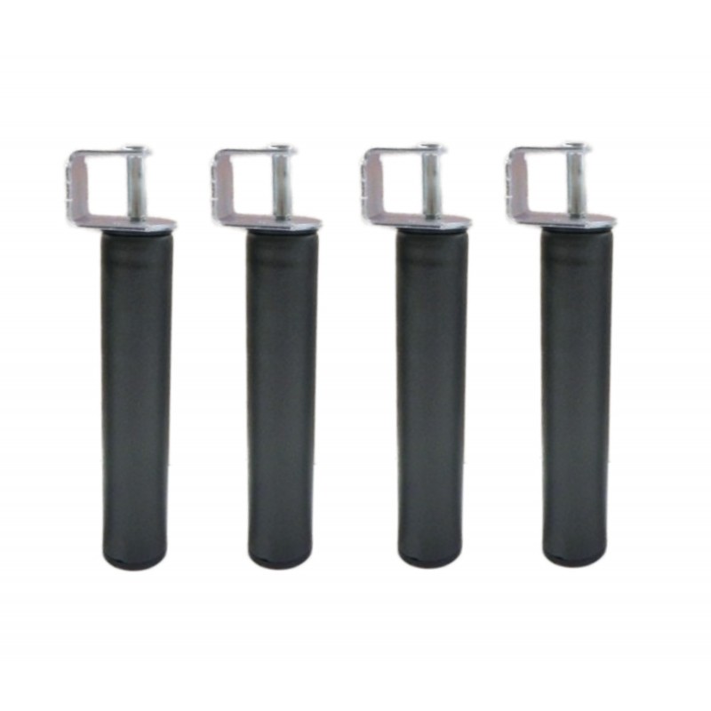 Juego de Patas Para Somier Pack 4 Patas + 4 Abrazaderas