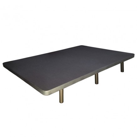 Base de Cama Tapizada Transpirable 3D Gris (Pack 6 Patas )