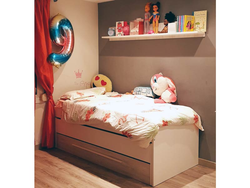 Foto de cliente de Habitación Juvenil Moderna Conjunto de Muebles Elliot con Somieres