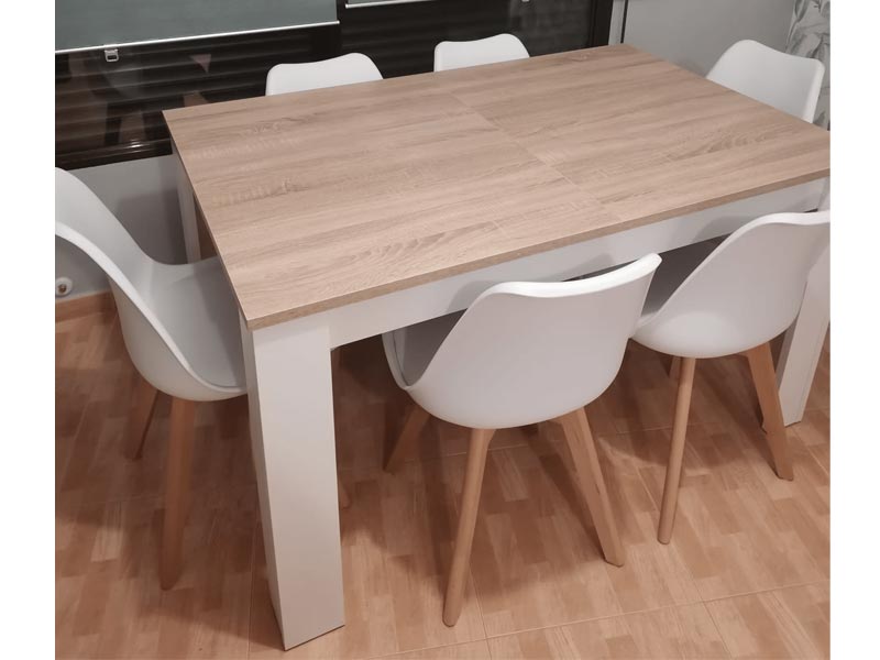 Foto de cliente de Silla Nordic blanca diseño nórdico