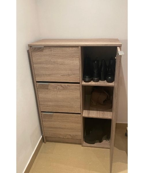 Foto de cliente de Mueble Zapatero Recibidor con Departamento para Botas Color Cambrian 85 cm