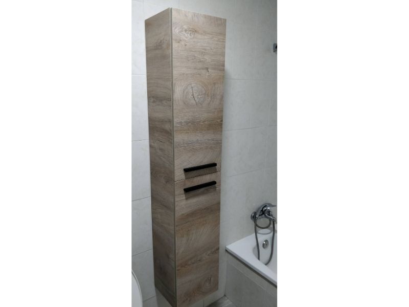 Foto de cliente de Columna de Baño Athena 2P Roble 30X150 cm