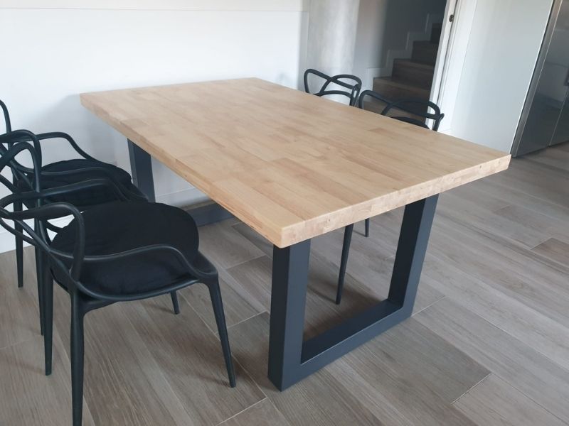 Foto de cliente de Mesa comedor Loft roble nordish salvaje industrial 160x100 cm