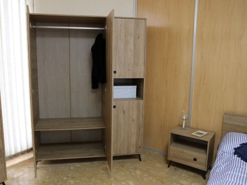 Foto de cliente de Dormitorio Matrimonio Camila Estilo Industrial Color Roble Gold y Negro Mate