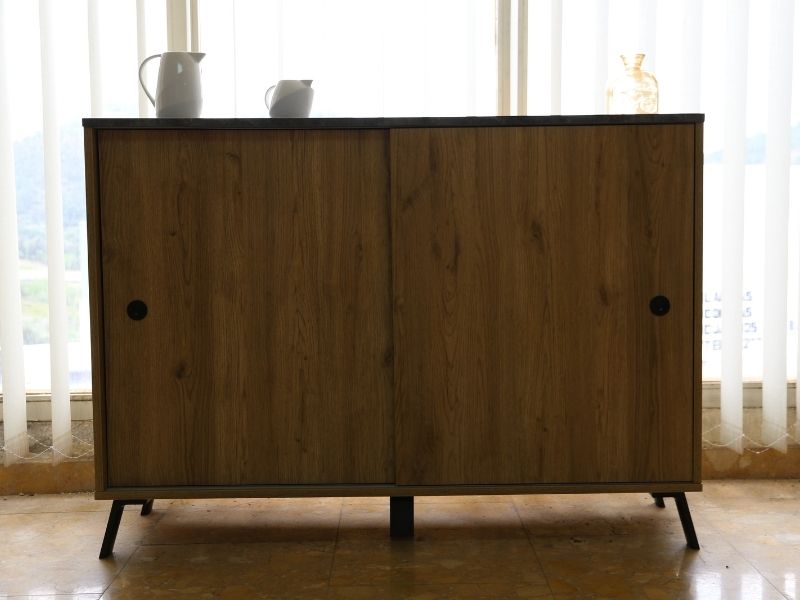 Foto de cliente de Muebles para salón Kamet roble gold