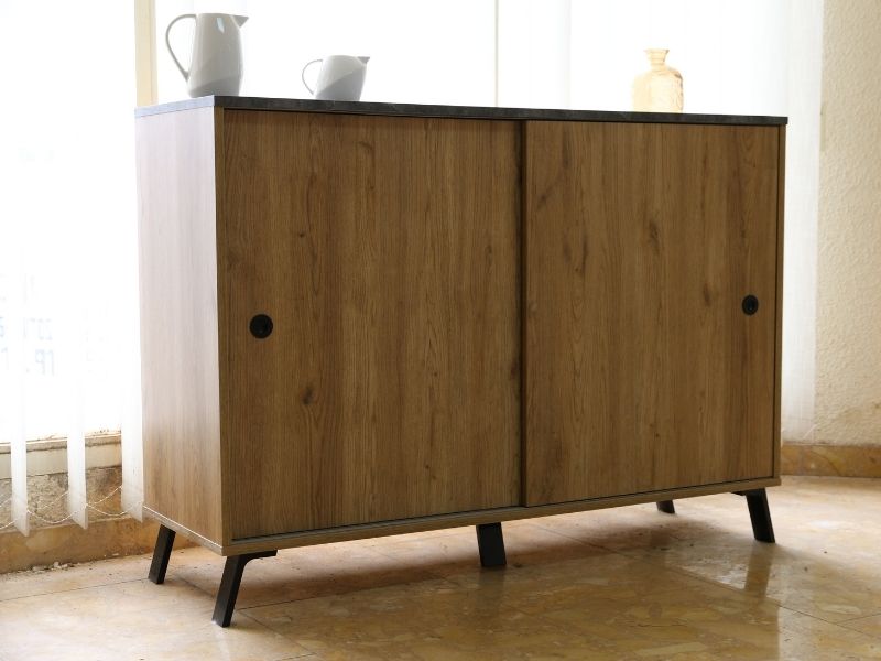 Foto de cliente de Muebles para salón Kamet roble gold