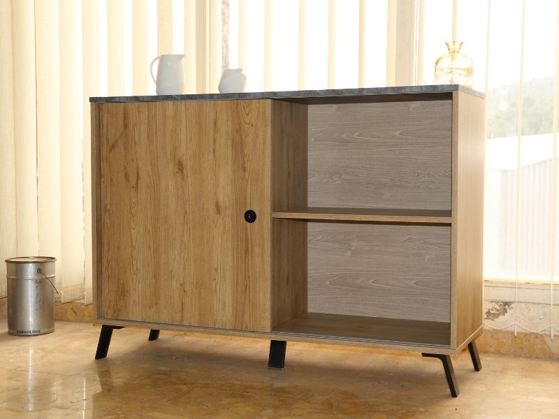 Foto de cliente de Muebles para salón Kamet roble gold