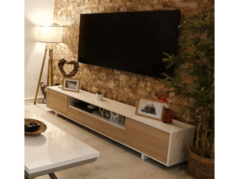 Foto de cliente de Salón Comedor Pack Estilo Moderno Nórdico Color Blanco y Roble