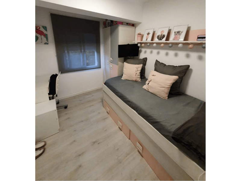 Foto de cliente de Habitación Juvenil Moderna Pack Blanco Y Rosa