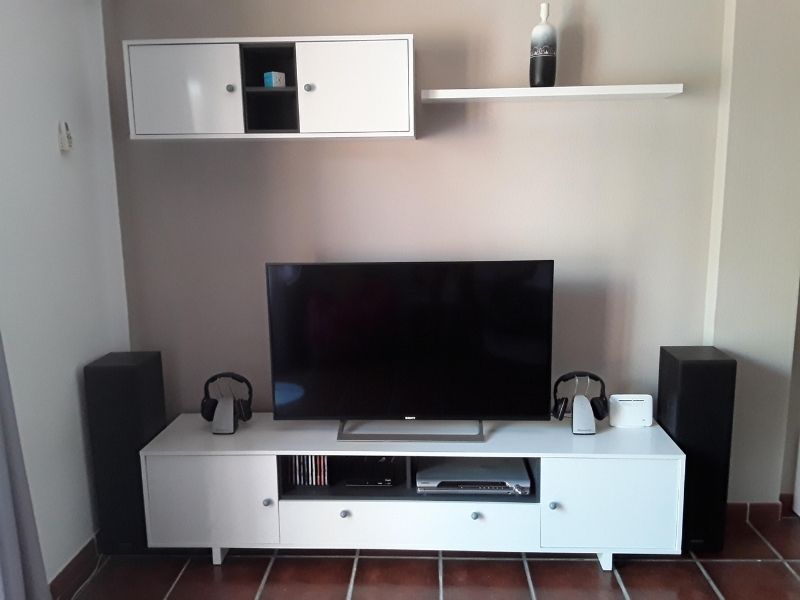Foto de cliente de Mueble De Salón Moderno Blanco Brillo Belus 200 cm