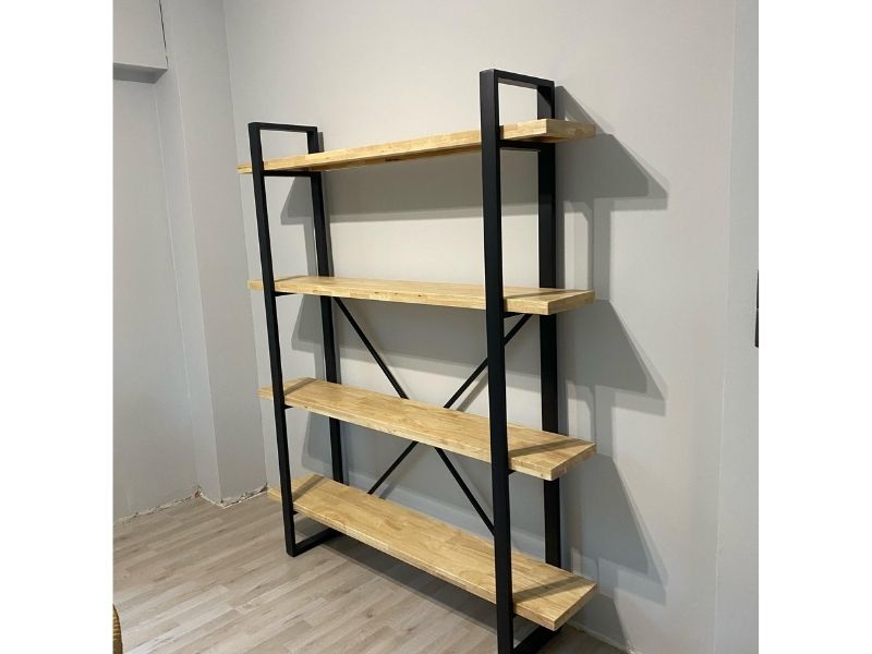 Foto de cliente de Estanteria Plank 4 madera roble nordish salvaje industrial 150x180x35 cm