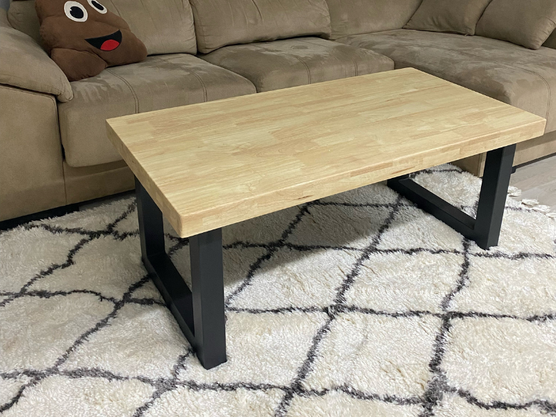 Foto de cliente de Mesa centro Loft elevable madera roble nordish salvaje industrial 120x60 cm