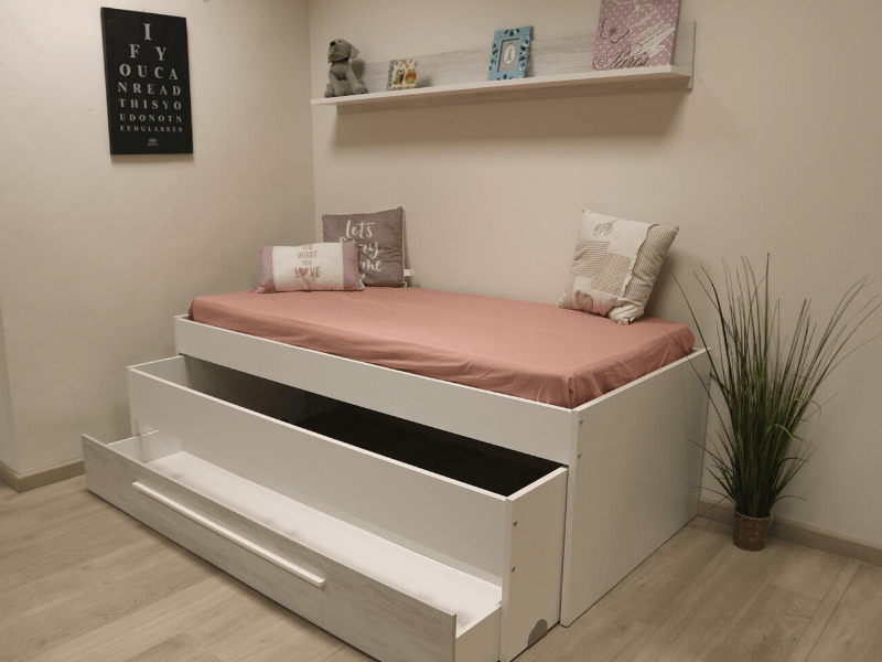 Foto de cliente de Habitación Juvenil Moderna Conjunto de Muebles Elliot con Somieres
