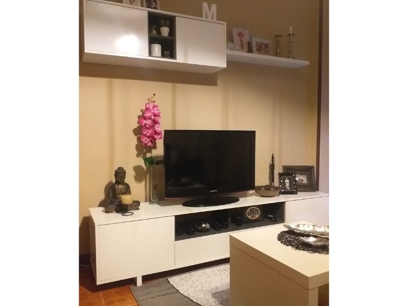 Foto de cliente de Mueble De Salón Moderno Blanco Brillo Belus 200 cm