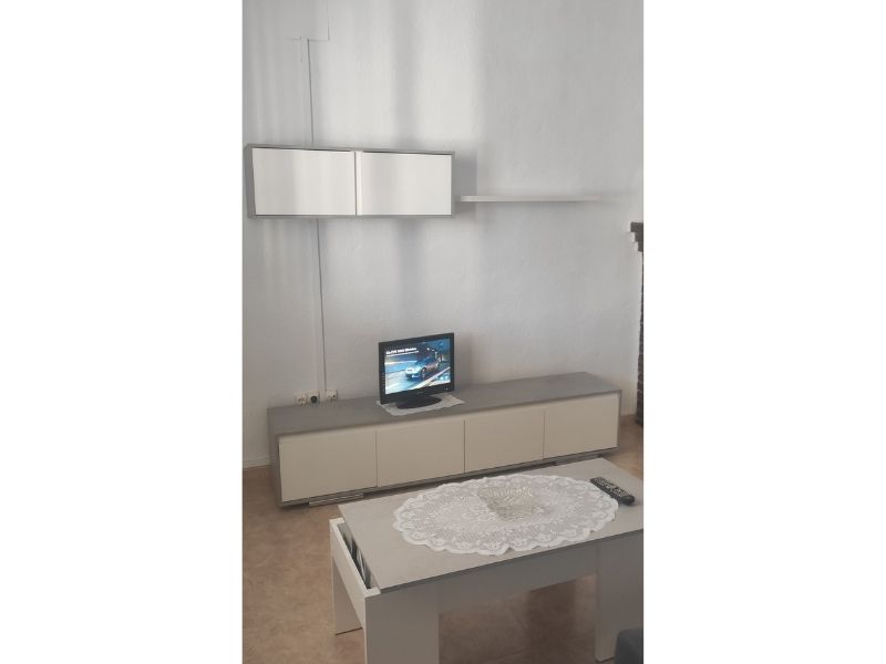 Foto de cliente de Mesa De Centro Salón Comedor Elevable Blanco Artik y Gris Cemento 100x50 cm