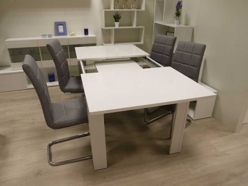 Foto de cliente de Pack muebles para salón Blanco Brillo y Roble Canadian