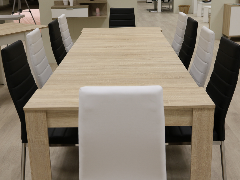 Foto de cliente de Mesa súper extensible comedor Train roble 5 posiciones 51-237x90 cm