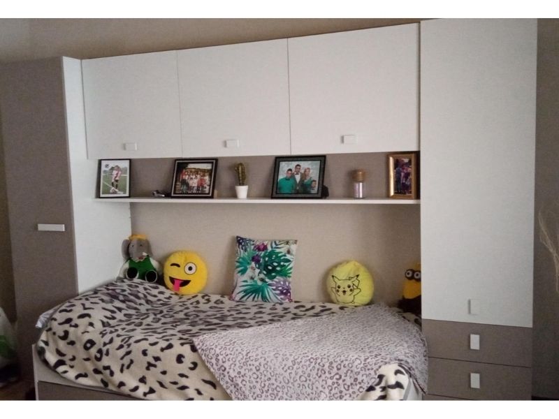 Foto de cliente de Habitación Juvenil Moderna e Infantil Pack Tidy Color Blanco y Arcilla