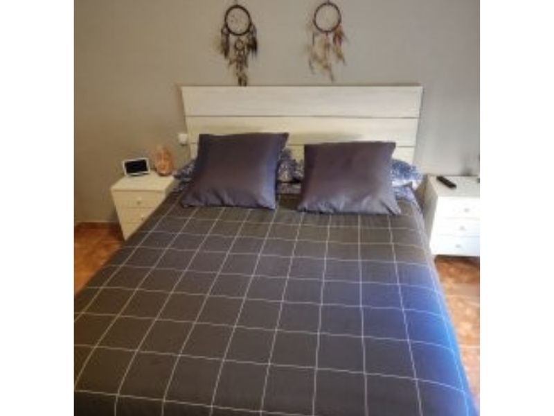Foto de cliente de Cabecero de Cama con Mesita Sweet Blanco Mate y Blanco Velho 240 cm