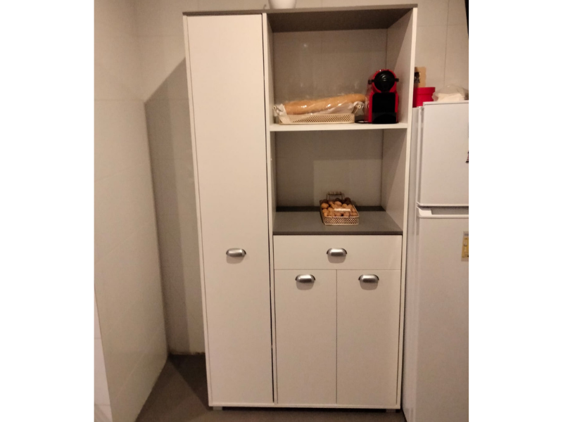 Foto de cliente de Armario Buffet De Cocina Asfeld Blanco 90x180 cm
