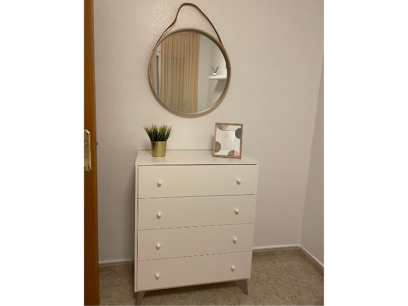 Foto de cliente de Cómoda De 4 Cajones Juvenil Blanca Sweet 78x95 cm