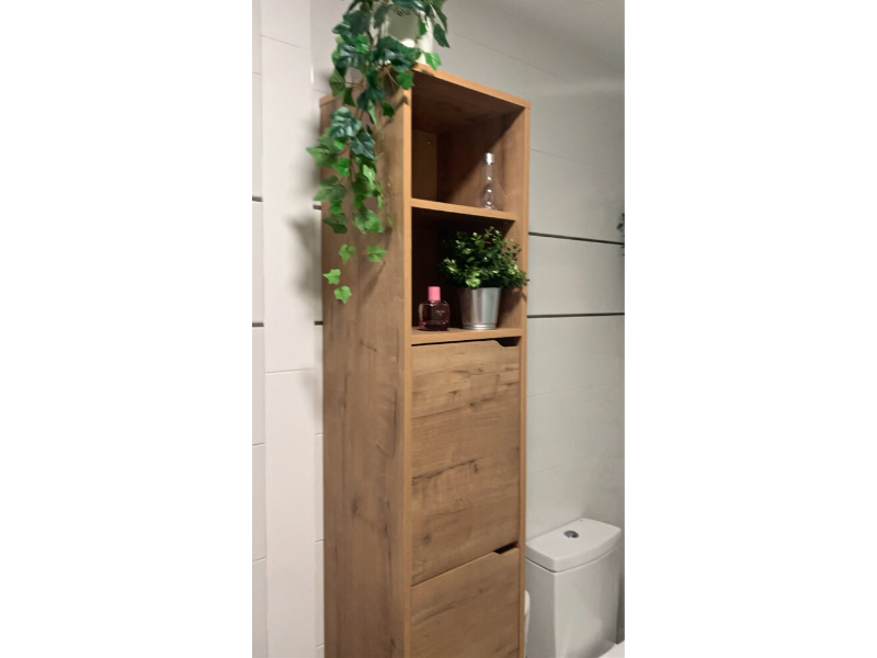 Foto de cliente de Columna de Baño Nadia Roble Gold 37x150 cm