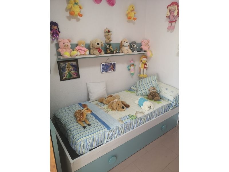 Foto de cliente de Cama Nido Doble con Cajones y Estantería Snuba 190x90 cm
